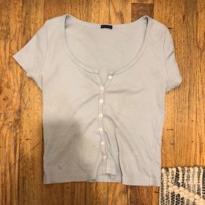 Brandy Melville baby blue tee